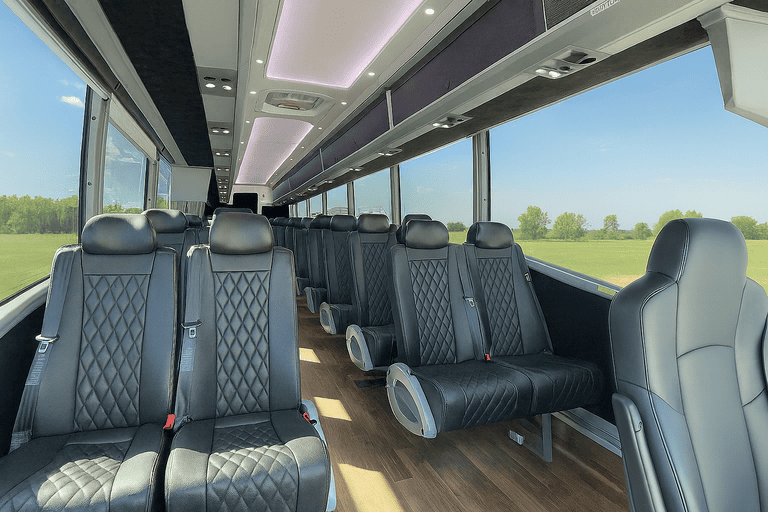 coach bus in Little Rock