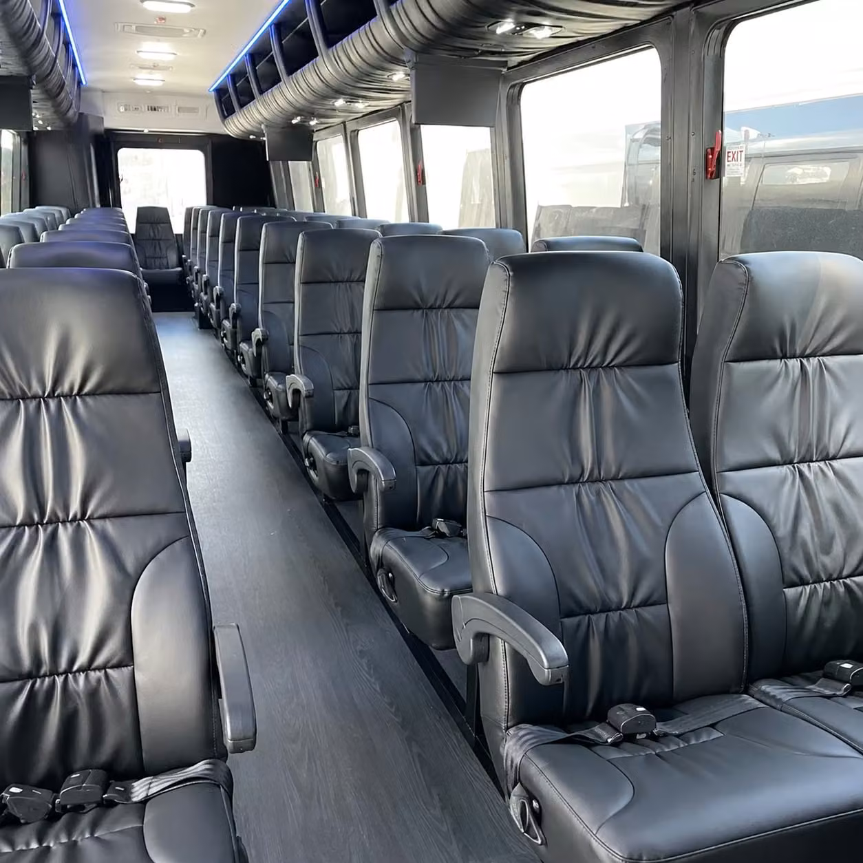 28 passenger minibus inside