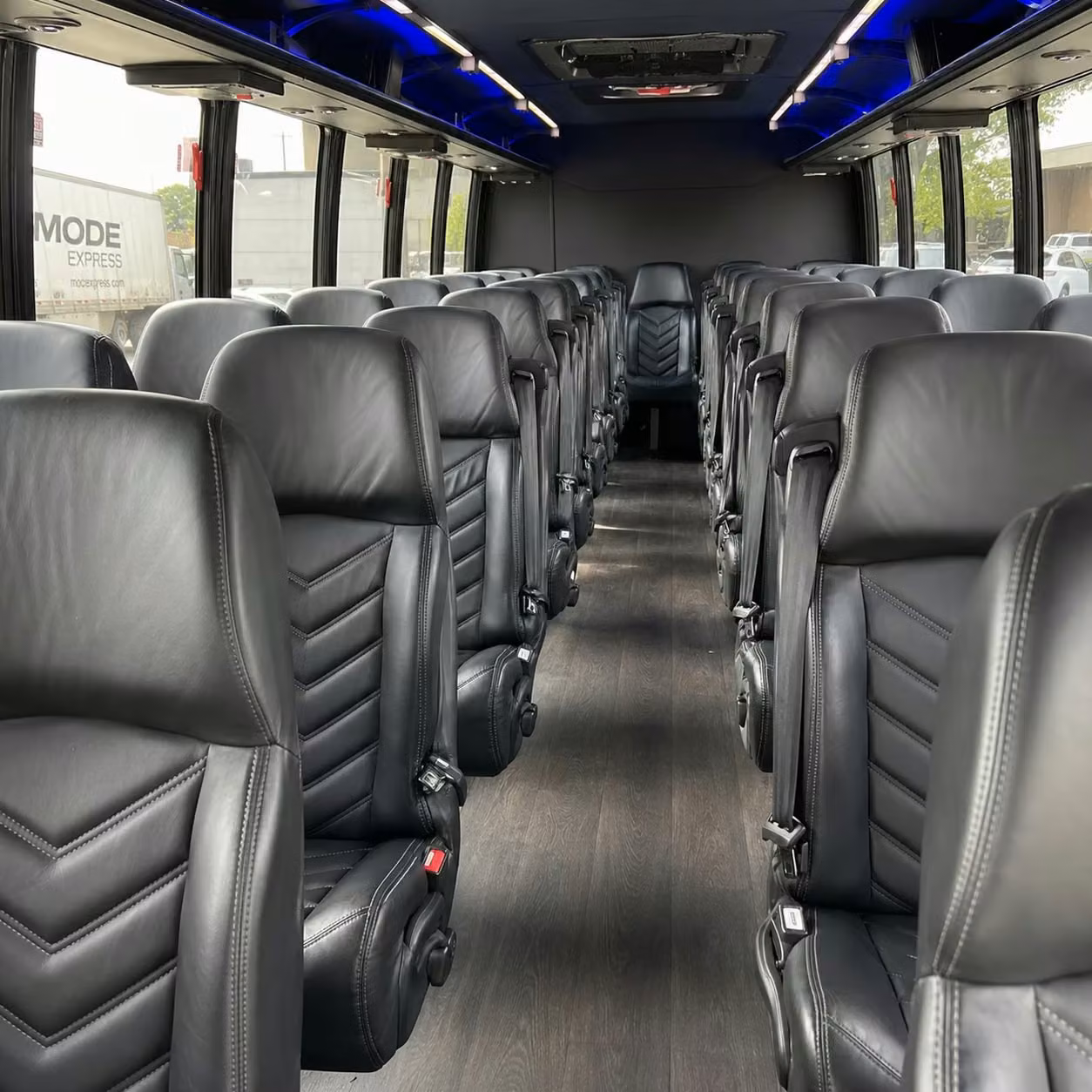 30 passenger minibus inside