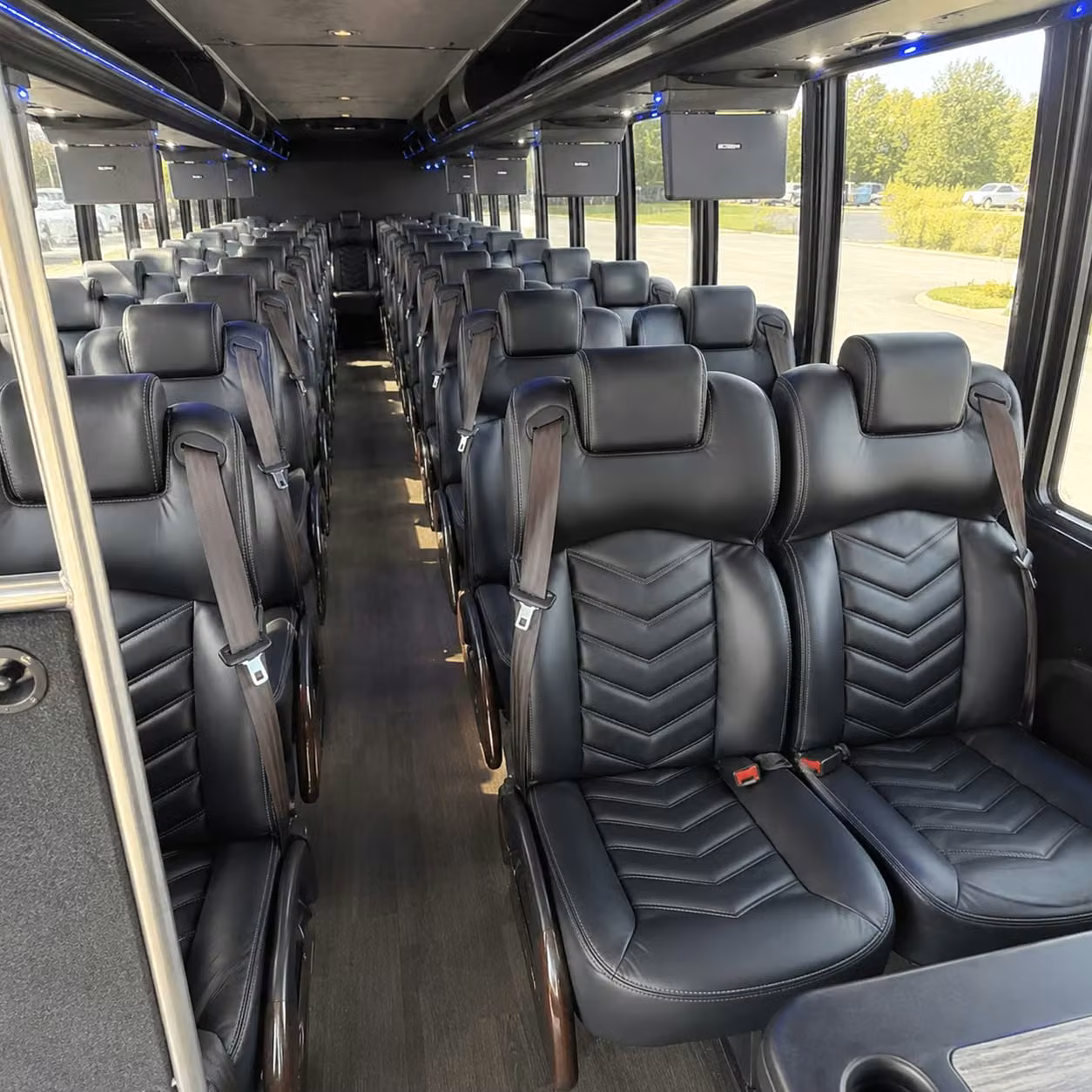 35 passenger minibus inside