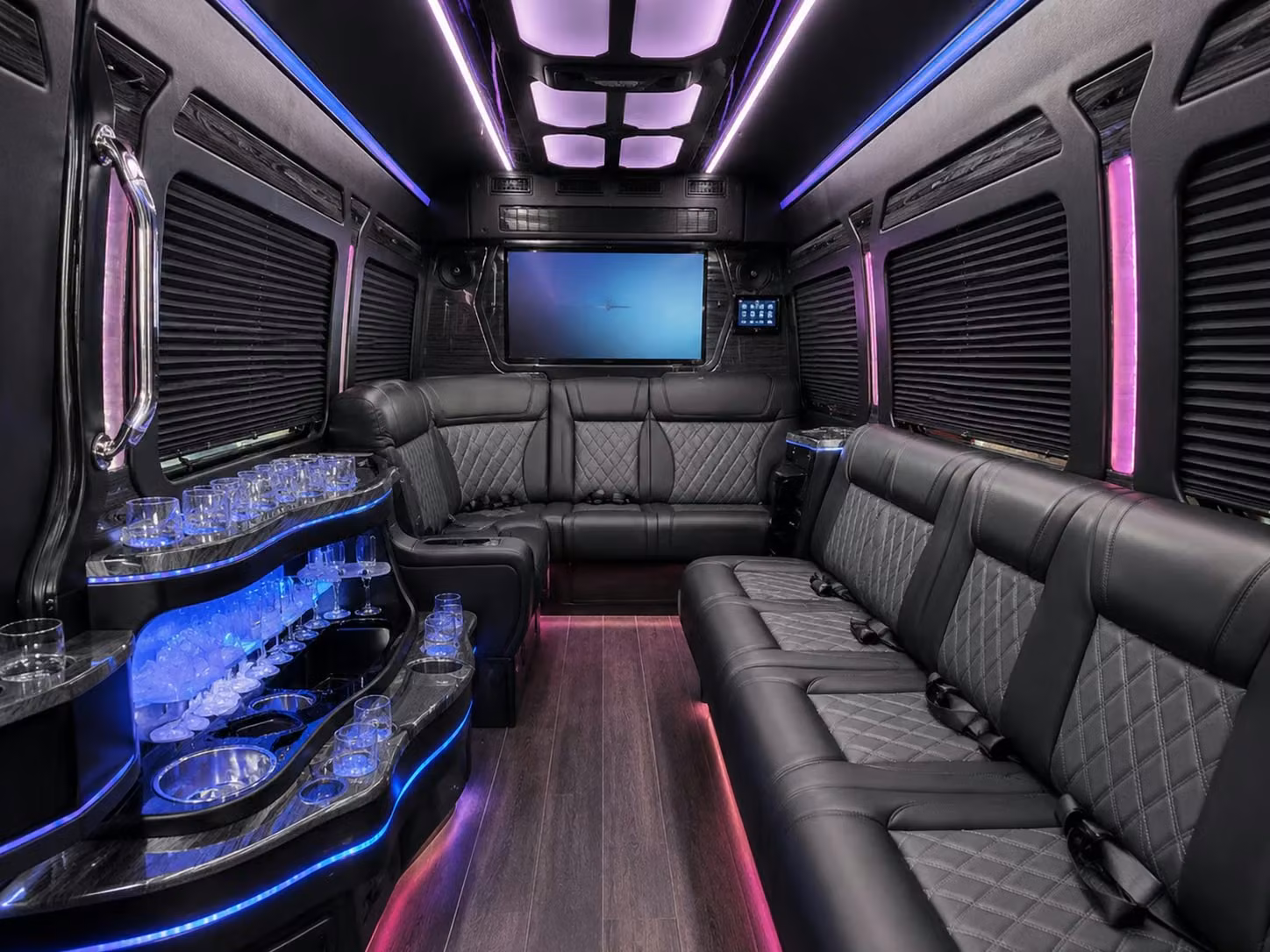 bus rental options for little rock trips