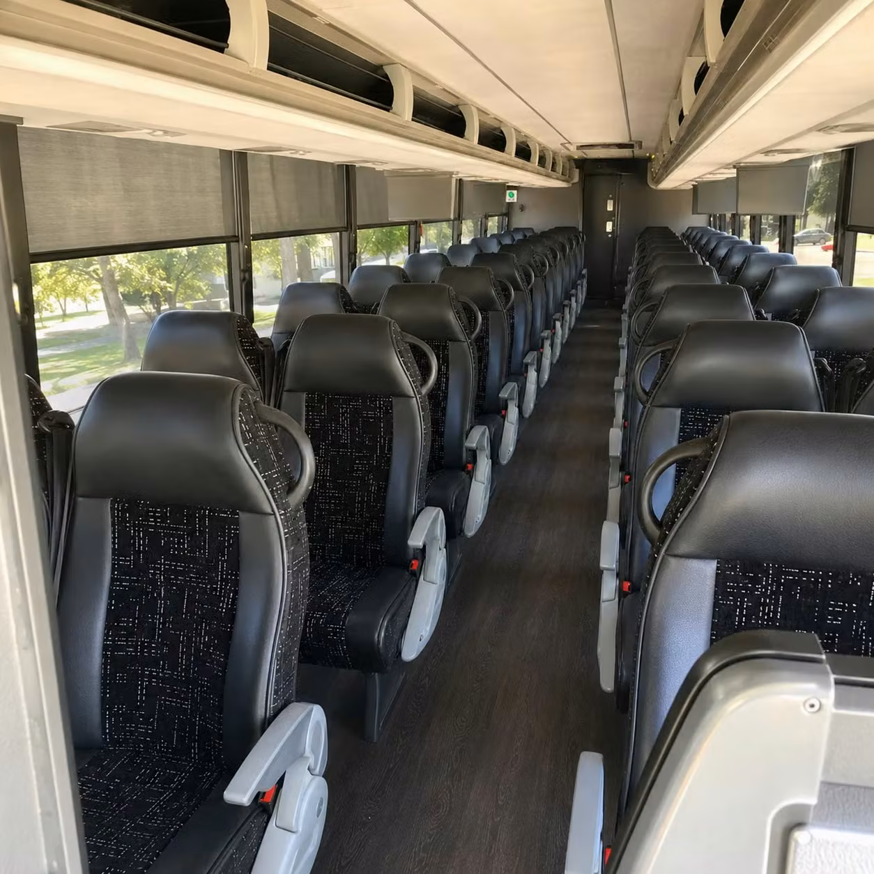 little rock charter bus interior gallery